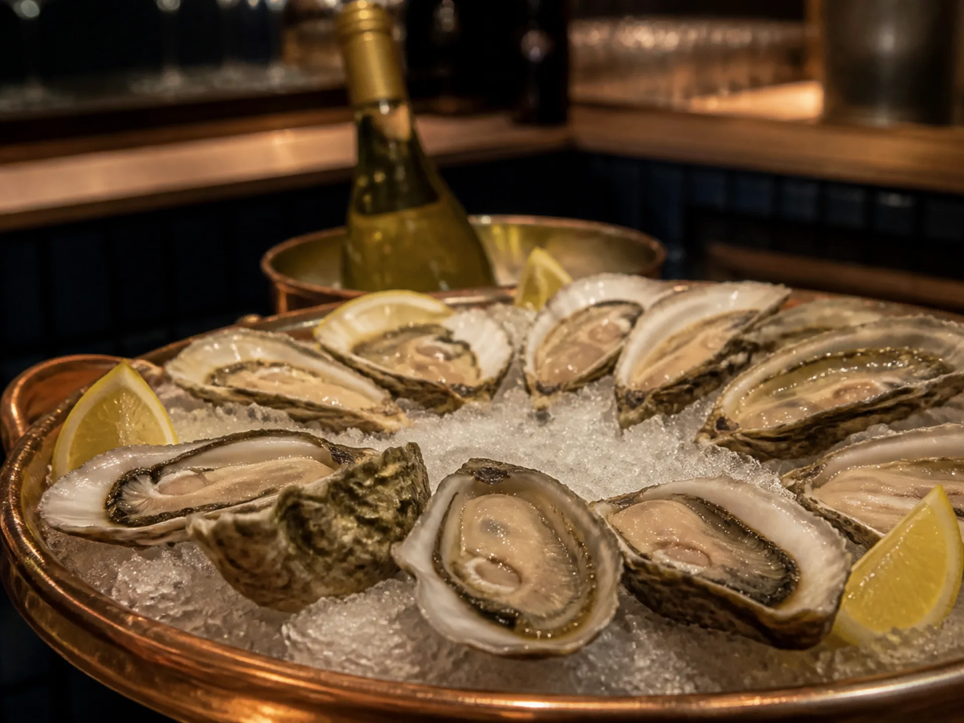 Oyster bar tại La Marée
